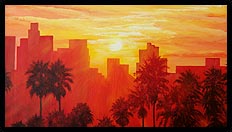 L.A. Sunset | Brian Jones - Landscape and Still Life Artist based in Mid Wales